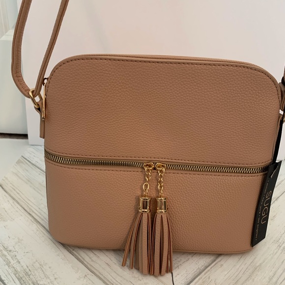 Crossbody handbag with adjustable strap - Picture 10 of 10